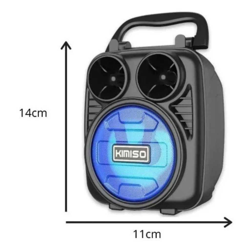 ElCha Caixa de Som Bluetooth FM Recarregável